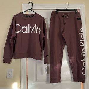 NWT Calvin Klein Sweatshirt & Pants